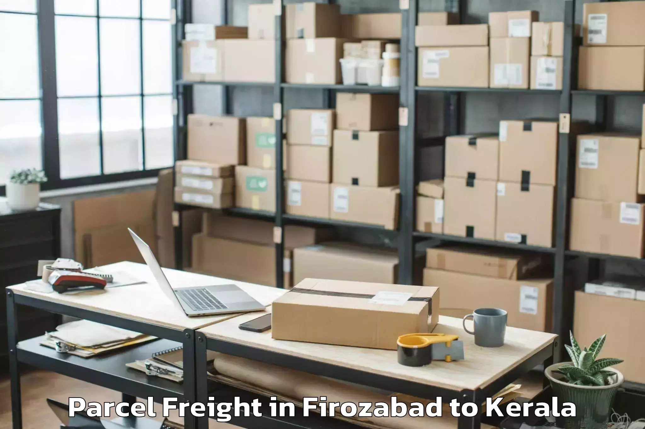 Easy Firozabad to Cherpulassery Parcel Freight Booking